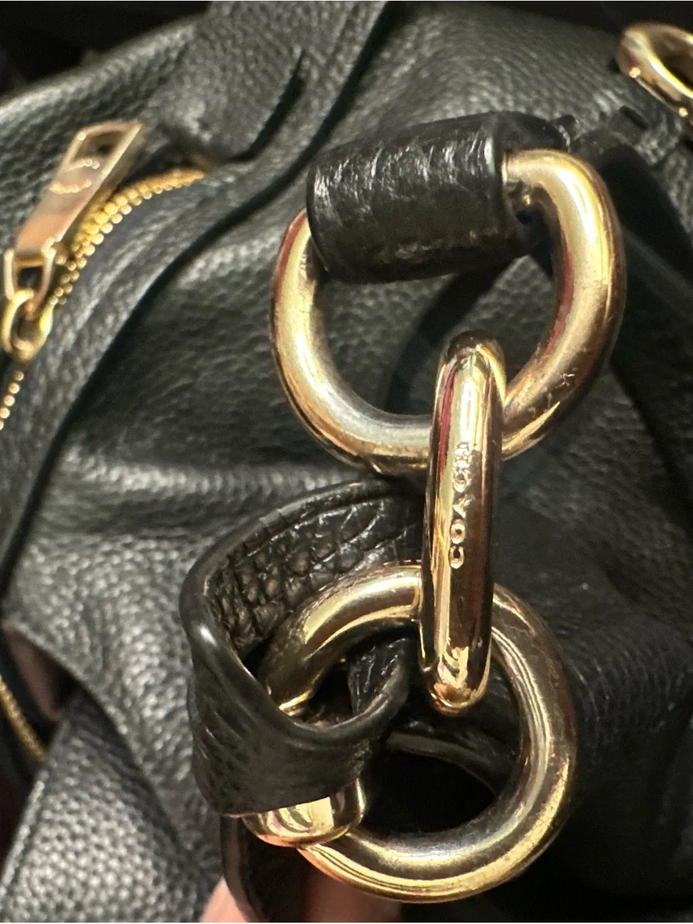 COACH | Dalton 31 No. E1992-73545 | Black Pebbled Leather | Great Condition